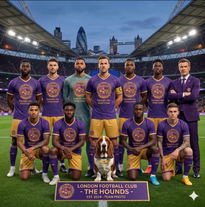 Mannschaft des London Football Club